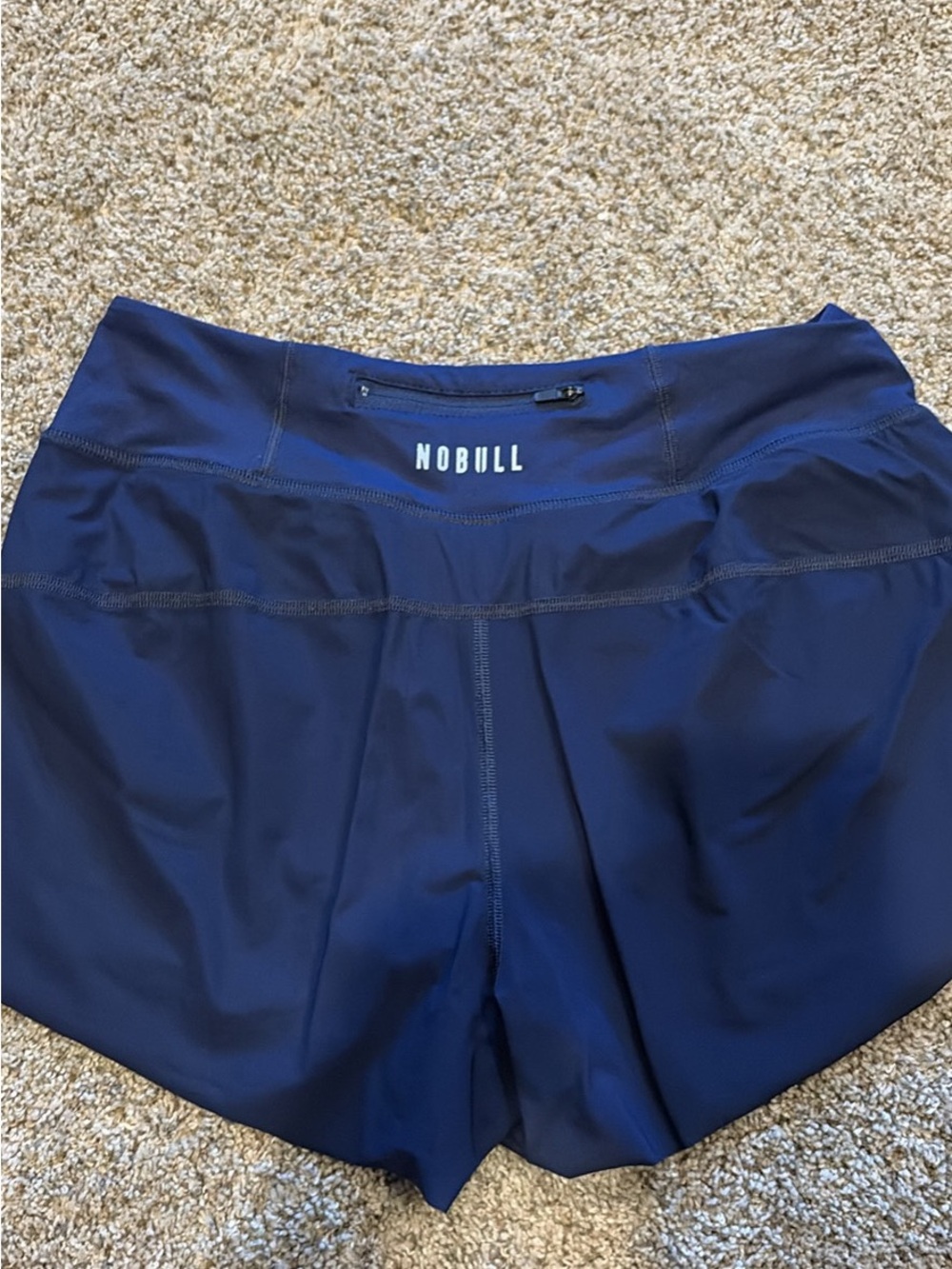NOBULL Women's Navy Blue Athletic Running Shorts